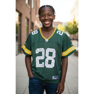 NFL Reebok Green Bay #28 Fritts Boys Jersey L